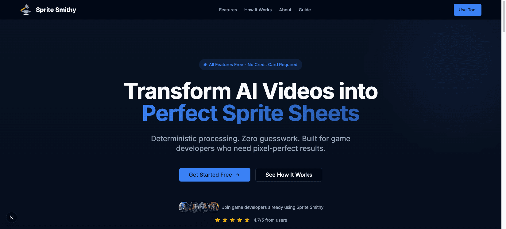 Sprite Smithy home page